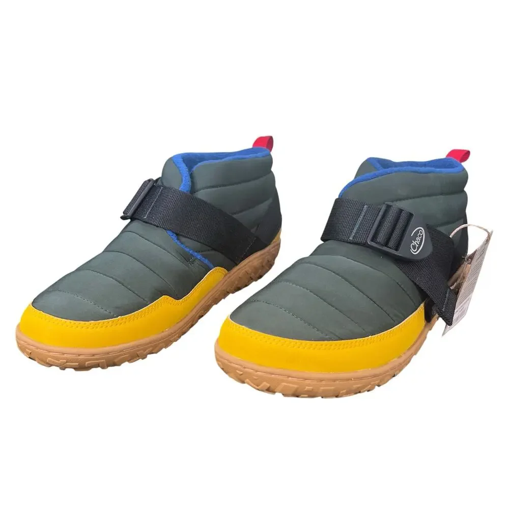 NWT Chaco Men's Ramble Puff Linear Boots Blocked Forest Green Size 9